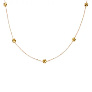 Flora Danica: Forglemmigej Vedhng - Halskde - forgyldt Slv - FMN-Ne-G