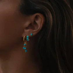 Carr Copenhagen: Guldbelagt restik - Turkis - FS4374TQ 