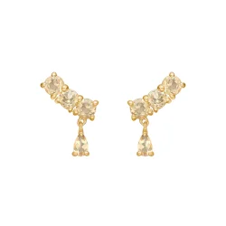 Carr Copenhagen: Slvforgyldte reringe - Kvarts - FS4449CHQ