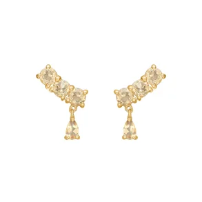 Carr Copenhagen: Slvforgyldte reringe - Kvarts - FS4449CHQ