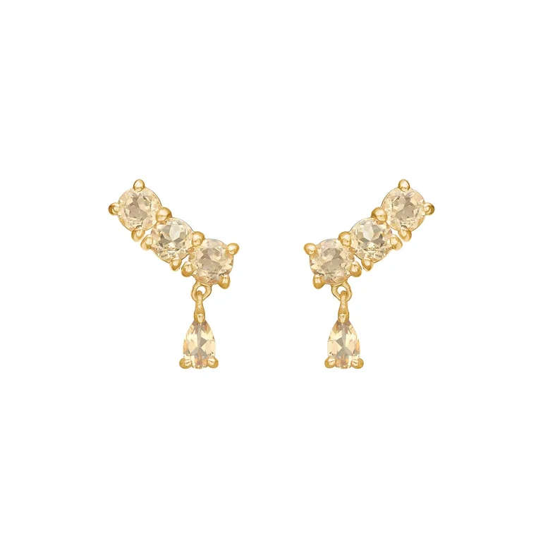 Carr Copenhagen: Slvforgyldte reringe - Kvarts - FS4449CHQ