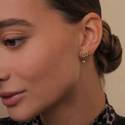 Carr Copenhagen: Slvforgyldte reringe - Kvarts - FS4449CHQ