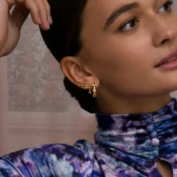 Carr Copenhagen: Slvforgyldte reringe - Kvarts - FS4449CHQ