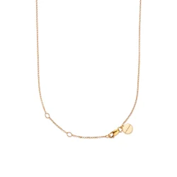 Flora Danica: Firklver vedhng - justerbar kde - forgyldt slv - FLC-Ne-G