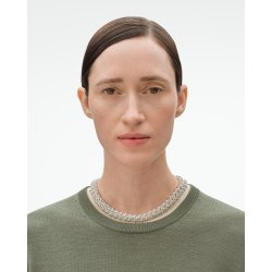 Georg Jensen: Weft Halsk�de med dobbelte led - S�lv - 20002032