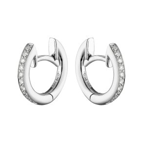 Guldbrandsen: Slice Creoler - Str. 1 - Hvidguld - Brillanter - GUE030-W