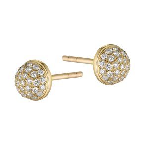 Guldbrandsen: Kugle reringe - Lille - Guld - Brillanter - GUE031-Y