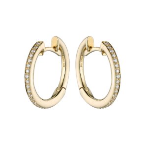 Guldbrandsen: Slice Creoler - Str. 2 - Guld - Brillanter - GUE033-Y