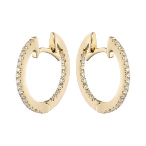 Guldbrandsen: Lux Creoler - Str. 1 - Guld - Brillanter - GUE038-Y