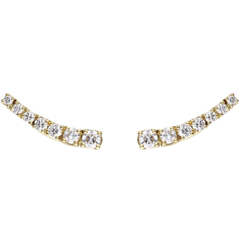 Guldbrandsen: Earcuff - Stor - 14Kt. Guld - Brillanter - GUE149-Y