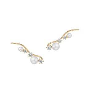 Guldbrandsen: Earcuff - restikker - reringe - Guld - Brillanter - GUE230-HVID