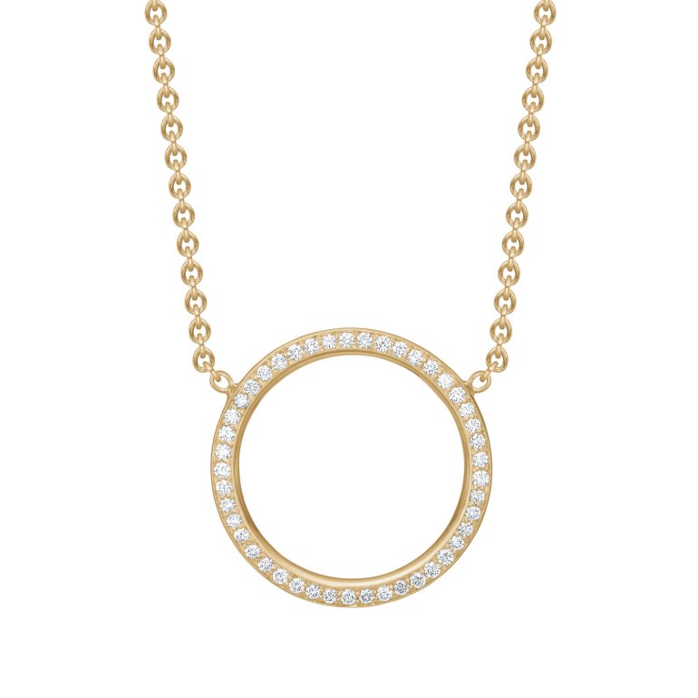 Guldbrandsen: Cirkel Vedhng - Guld - Brillanter - GUN138-YG