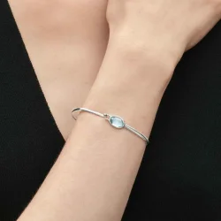 Georg Jensen: Torun Archive Armring - S�lv - Topas - 20002074