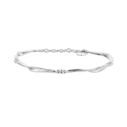 Flora Danica: Grs armbnd - slv - Gr-BR-S