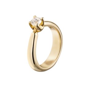 Guldbrandsen: Grace Solitaire ring - Guld - Brillanter - GRACE-YV