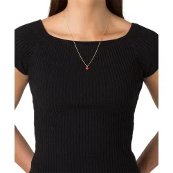 Jane Knig: Coral Heart Vedhng - Guld - GULD-KHV