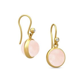 Julie Sandlau: Prime Milky Rose reringe - Forgyldt - HKS181GDMLROCRCZ