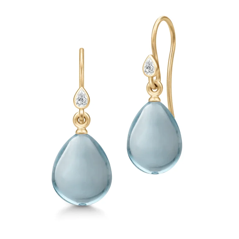 Julie Sandlau: Prima Ballerina Ocean Blue - reringe - Slv - Krystal - HKS548GDOBCRCZ