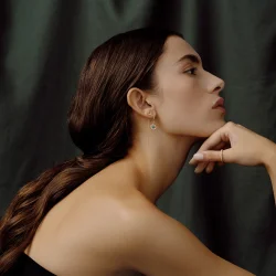 Julie Sandlau: Protective eye reringe - Slv - HKS746GDAPBLCZ