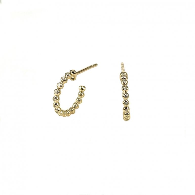 Guldbrandsen: Trylle Creol - Lille - 14 KT Guld &amp; Brillanter - GUE070-RG