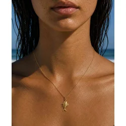 Hultquist: Deep Sea Chain Halsk�de - Forgyldt S�lv - S08672G