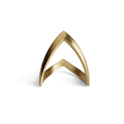 Jane K�nig: V ring - FORGYLDT Sterlings�lv - JK0129R-G