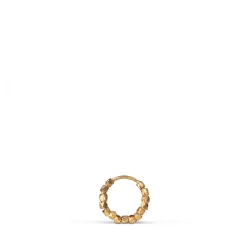 Jane K�nig: Bead Twist �rering - Forgyldt S�lv - JKBTEF18-G