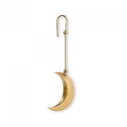 Jane Knig: Half Moon rering - Forgyldt Slv - JKHM001-G