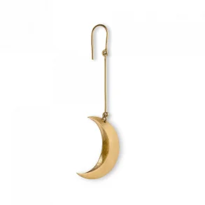 Jane Knig: Half Moon rering - Forgyldt Slv - JKHM001-G