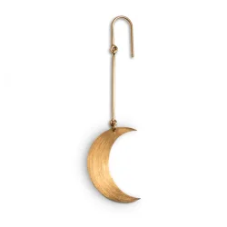 Jane Knig: Half Moon rering - Forgyldt Slv - JKHM001-G