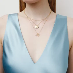 Julie Sandlau: Love Letter Pendant Vedh�ng - Guld - Brillanter - YG14-PD431