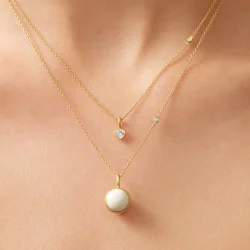 Julie Sandlau: Amorina Pendant Vedh�ng - Lille - Forgyldt S�lv - PD415GDCZ