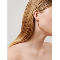 Julie Sandlau: Elin Ear Pendant - reringe vedhng - Guld - Perler - YG14-EP23WHPL