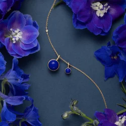 Julie Sandlau: Prime Vedh�ng - Lapis - Forgyldt S�lv - PD19GDLACR