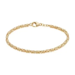 BNH:  Konge K�de armb�nd - Armk�de - 14kt - Guld - 18,5cm
