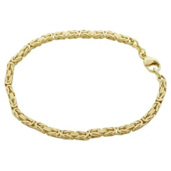 BNH: Konge Kde armbnd - Armkde - 14kt - Guld - 18,5cm