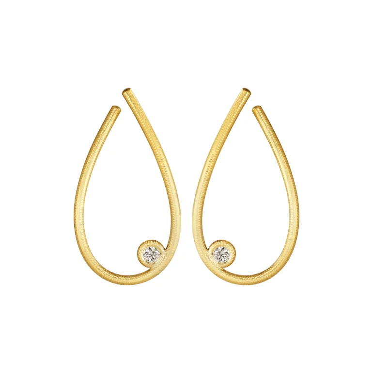 Dulong: Kharisma Moon reringe - Stor - Guld - Brillanter - 161244A5034-1