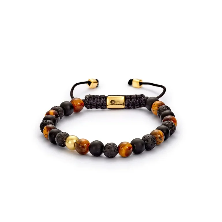 Alexander Lynggaard: Onyx Matte Braided (6mm) Armbnd - B00072