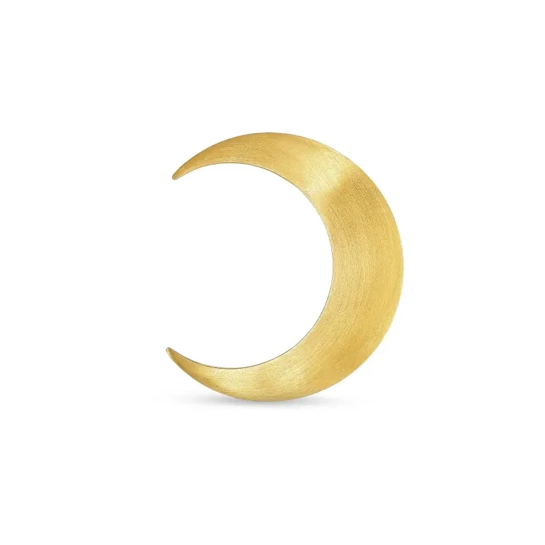 Jane K�nig: Massive Half Moon Stud �rering - �restik - MHMS-XJK24-1-G