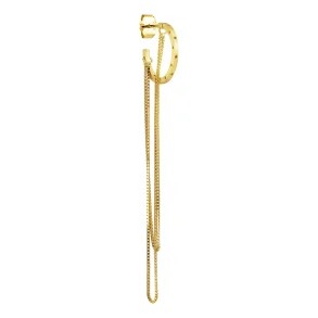 Jane K�nig: Orbis Chain Hoop �rering - �restik - Forgyldt S�lv - OCH-SS25-G