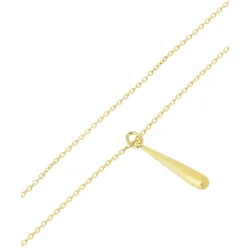 Jane Knig: Orbis Drop Pendant Vedhng -  Forgyldt Slv - ODP-SS25-G