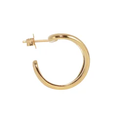 Jane Knig: Open Heart Hoop rering - restik - Forgyldt Slv - OHH-AW25-G