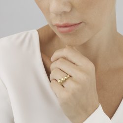 Georg Jensen: Moonlight Grapes Ring - 18 Karat guld - 20000077