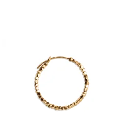 Jane K�nig: Small Bead Creole �rering - Forgyldt S�lv - P1024-G