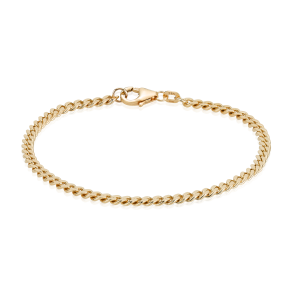 BNH: Panser Facet Armbnd - 14kt - 18,5cm