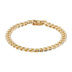 BNH: Panser Facet Armbnd - 14kt - Kassels - 18,5cm