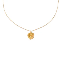 Flora Danica: Persille Vedhng - Halskde - forgyldt Slv - PAR-Ne-G