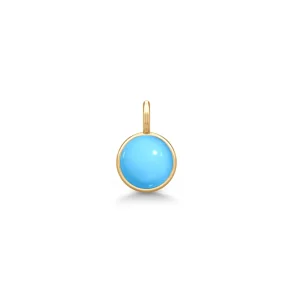 Julie Sandlau: Little Prime Pendant - Vedh�ng - Turquoise  - Forgyldt s�lv - PD374GDTQCR