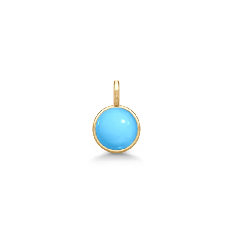 Julie Sandlau: Little Prime Pendant - Vedh�ng - Turquoise  - Forgyldt s�lv - PD374GDTQCR