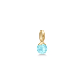 Julie Sandlau: Berry Small Pendant - Vedhng - Ice Blue - Forgyldt slv - PD381GDIBCRCZ